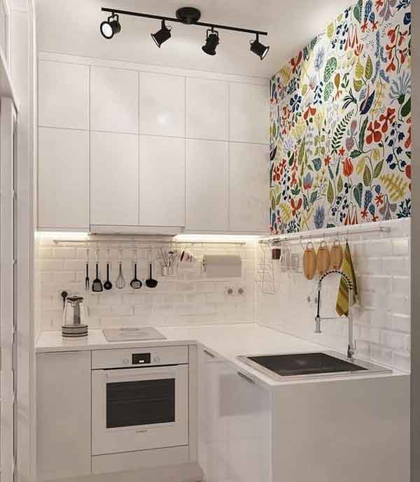 مدل کابینت آشپزخانه کوچک ایرانی جدید با رنگ و طرح های ساده و مدرن جدید سال