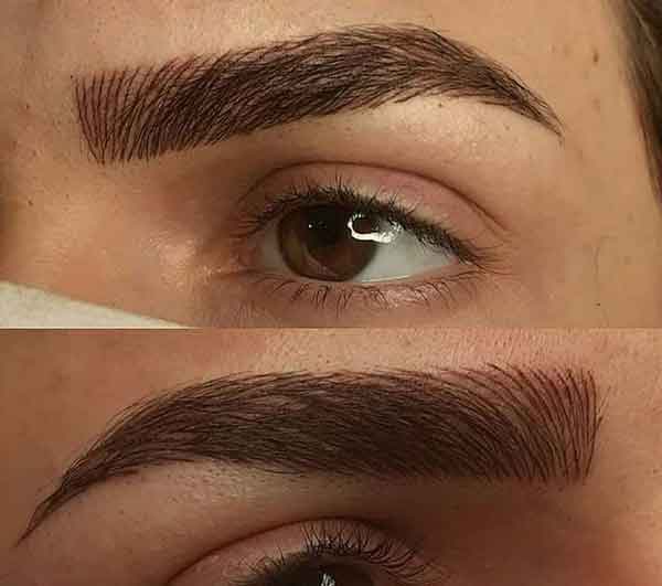 مدل ابرو دخترانه برای عقد اسپرت و پهن و نازک مناسب فرم های مختلف صورت