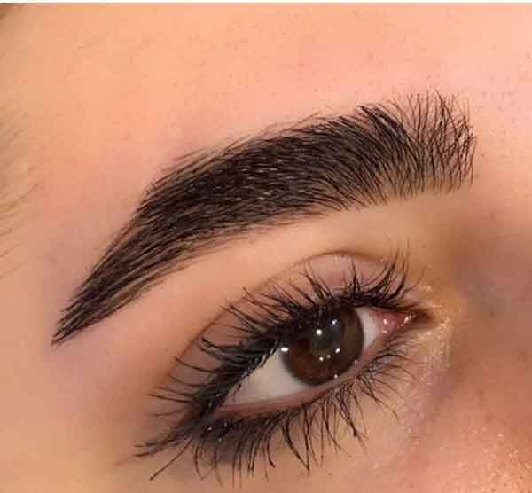 مدل ابرو دخترانه برای عقد اسپرت و پهن و نازک مناسب فرم های مختلف صورت