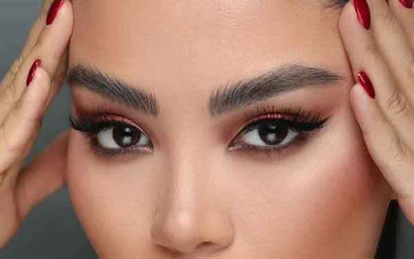 مدل ابرو دخترانه فیبروز نچرال و طبیعی برای ابروهای کم پشت شیک
