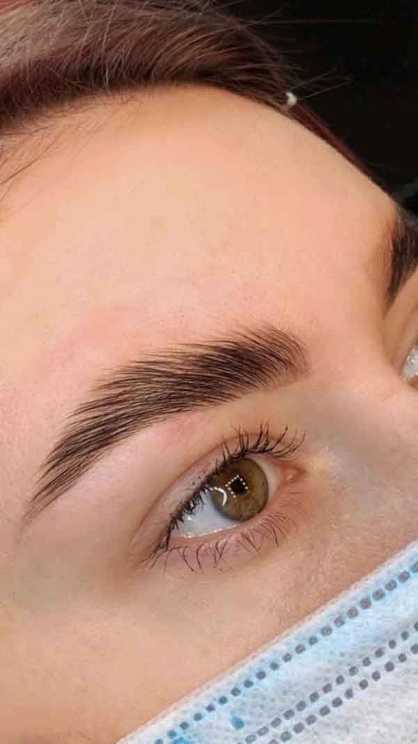 مدل ابرو دخترانه کم پشت با نکات کاربردی و مهم ساده و اسپرت و پهن شیک