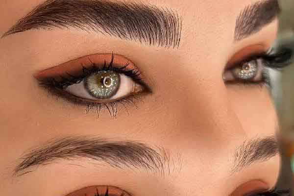 مدل ابرو دخترانه کم پشت با نکات کاربردی و مهم ساده و اسپرت و پهن شیک