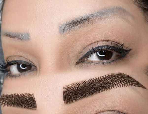 مدل ابرو دخترانه کم پشت با نکات کاربردی و مهم ساده و اسپرت و پهن شیک