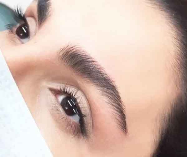 مدل ابرو اسپرت دخترانه و زنانه ساده و شیک پهن مدرن و جذاب