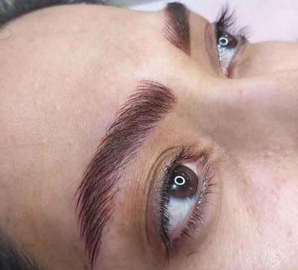 مدل ابرو اسپرت دخترانه و زنانه ساده و شیک پهن مدرن و جذاب