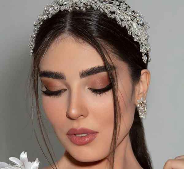 مدل آرایش زنانه عروس فوق العاده شیک و جذاب لایت و غلیظ