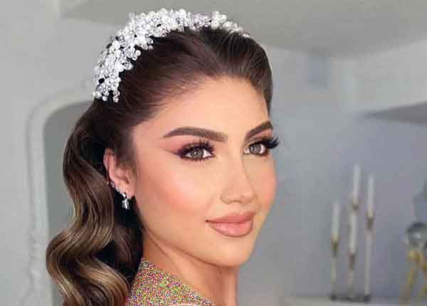 مدل آرایش زنانه عروس فوق العاده شیک و جذاب لایت و غلیظ