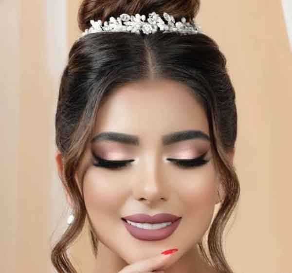 مدل آرایش زنانه عروس فوق العاده شیک و جذاب لایت و غلیظ