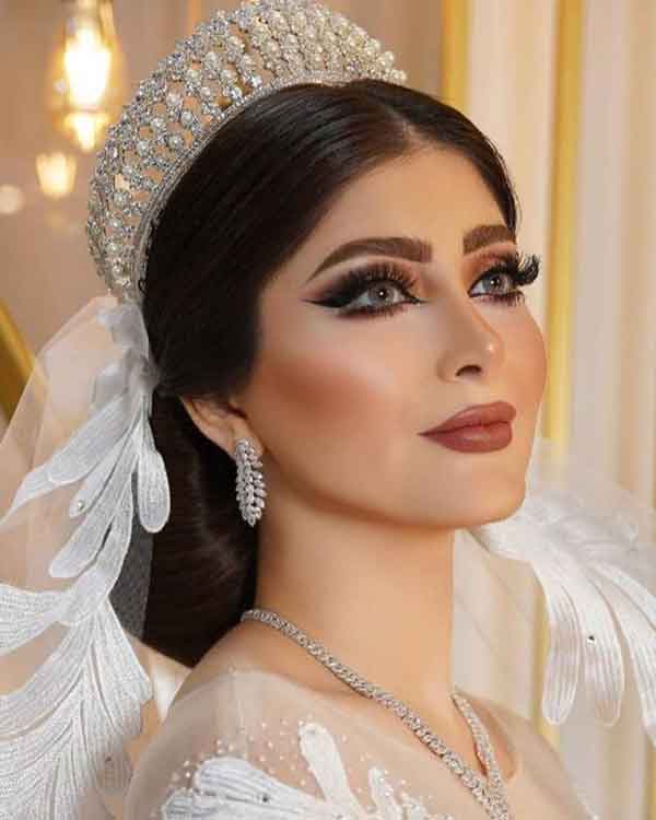 مدل عروس عربی شیک و غلیظ مدرن و جدید دلبر سال