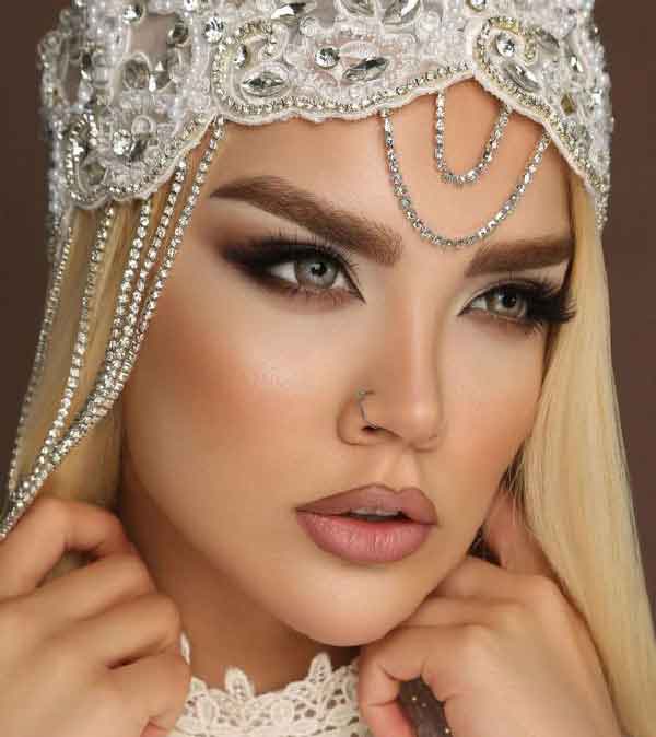 مدل عروس عربی شیک و غلیظ مدرن و جدید دلبر سال