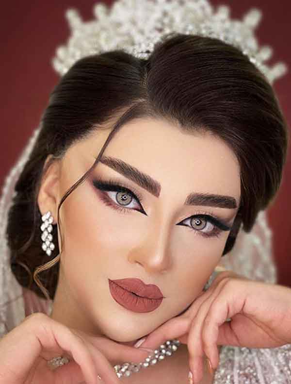 مدل عروس عربی شیک و غلیظ مدرن و جدید دلبر سال