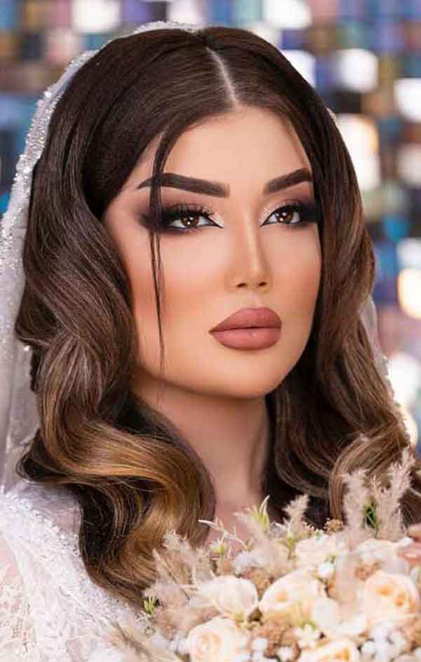 مدل عروس ایرانی فوق العاده شیک و دلبر با آرایشی جذاب و لایت