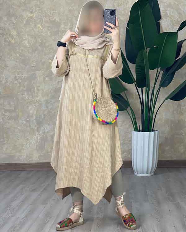 مدل مانتو جلو بسته کلوش دخترانه و زنانه تابستانه و پاییزه شیک و جذاب