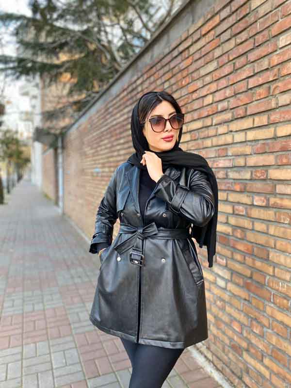 مدل پالتو چرم با طرح های ساده و شیک دخترانه و زنانه جدید