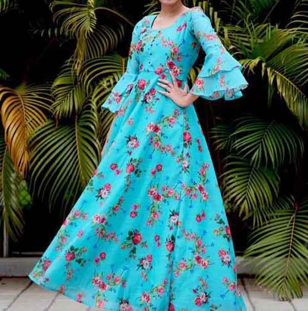 مدل پیراهن خانگی ساده و گلدار شیک و جذاب زنانه و دخترانه