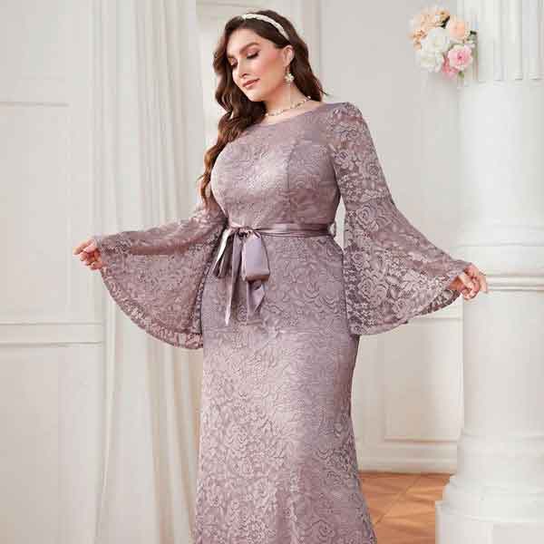 مدل پیراهن مجلسی بلند جذاب و لاکچری باز و پوشیده شیک