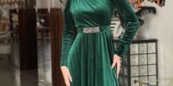 مدل پیراهن مخمل + زیباترین مدل های پیراهن مخمل این روزهای دنیای مد