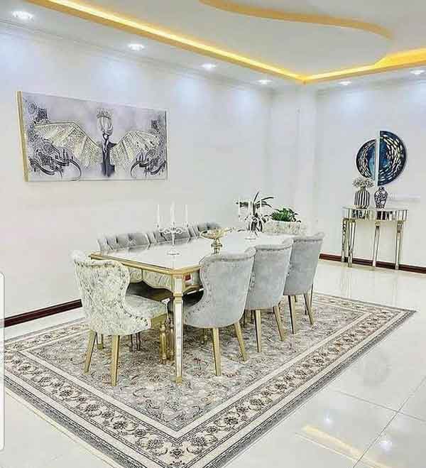 مدل چیدمان منزل عروس خلوت و ساده لاکچری ایرانی جدید