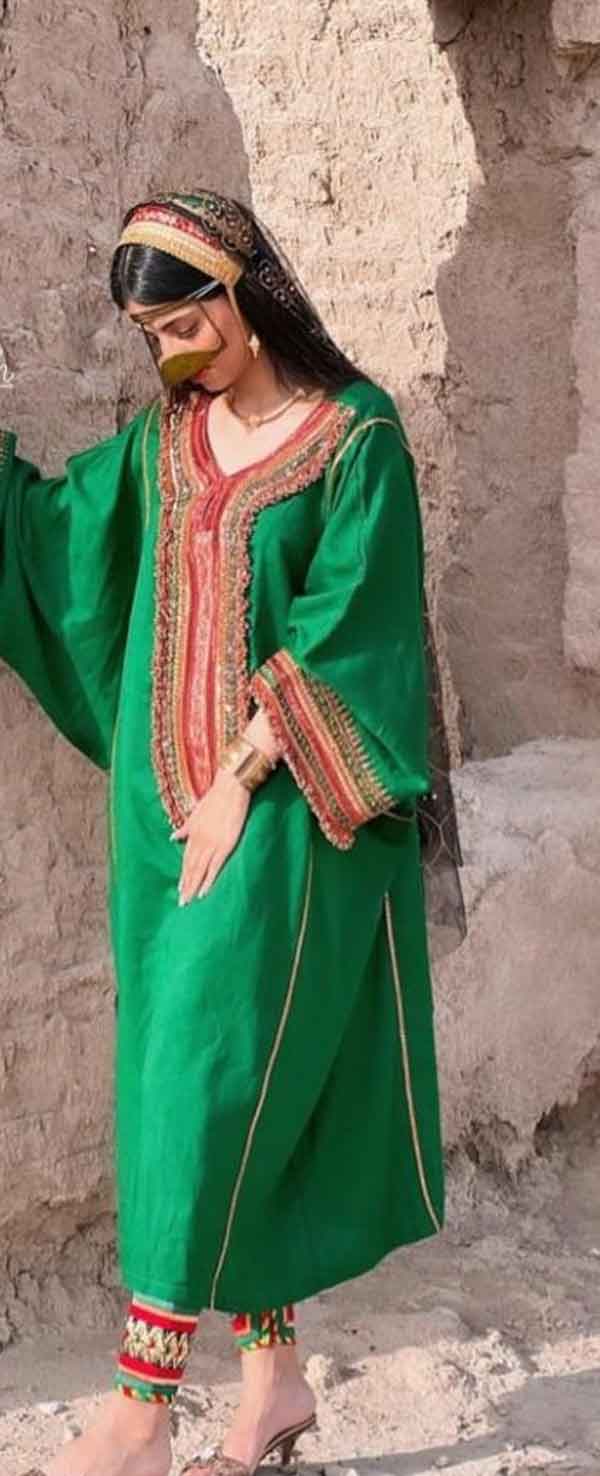 مدل لباس بندری با نوار با طراحی های ایرانی و سنتی اینستاگرام شیک و جدید دلبر