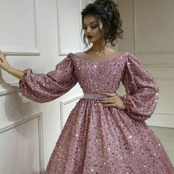 مدل لباس پولکی کوتاه و بلند با طرح های لاکچری جذاب
