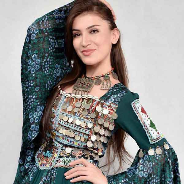 مدل لباس پولکی افغانی با طرح های خفن و شیک لاکچری جدید