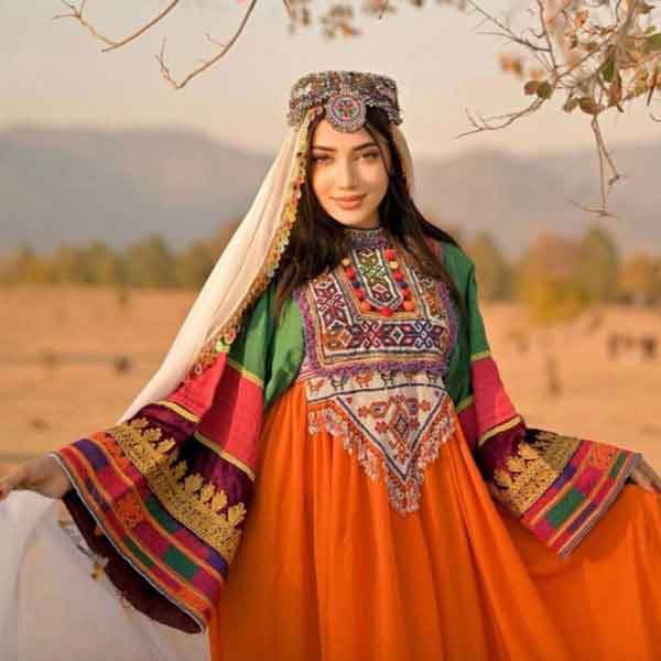 مدل لباس پولکی افغانی با طرح های خفن و شیک لاکچری جدید