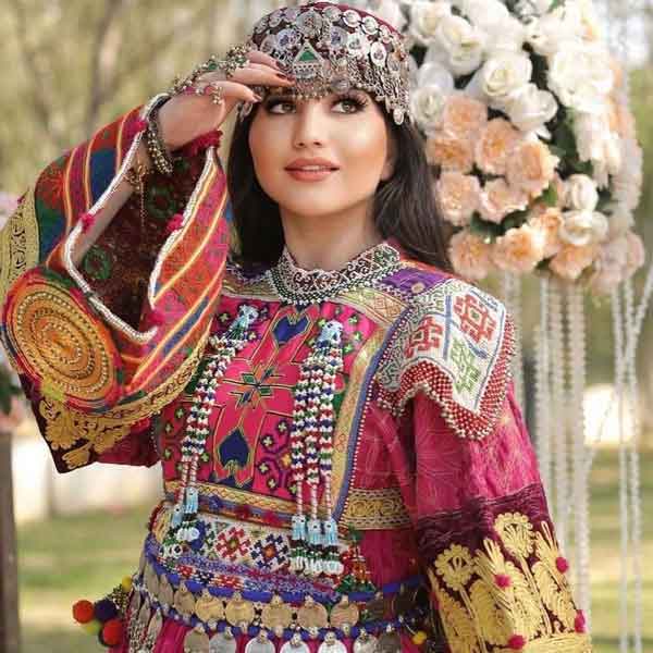 مدل لباس پولکی افغانی با طرح های خفن و شیک لاکچری جدید