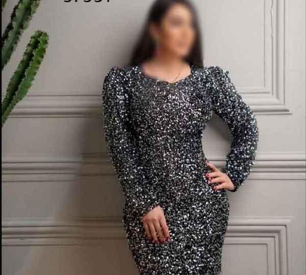مدل لباس پولکی کوتاه فوق العاده لاکچری برای عروسی و تولد