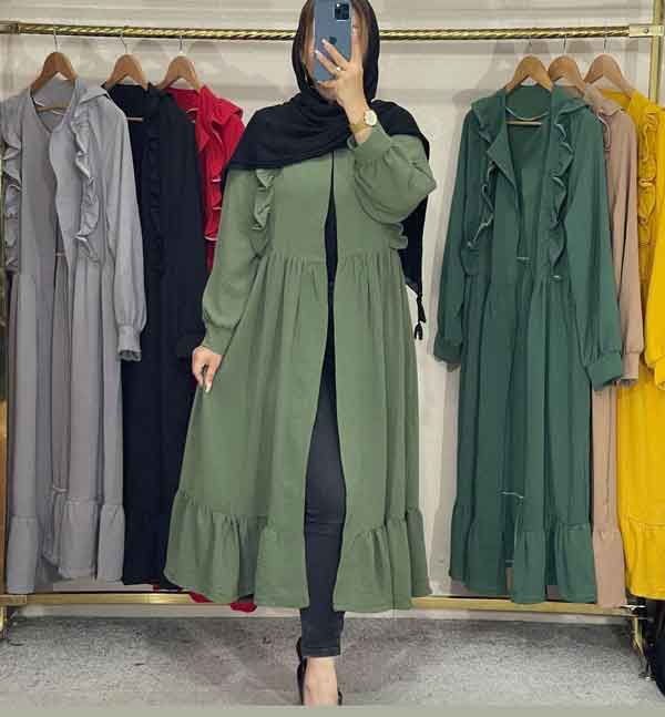 مدل مانتو ابروبادی بلند دخترانه و زنانه با طرح های شیک و ساده