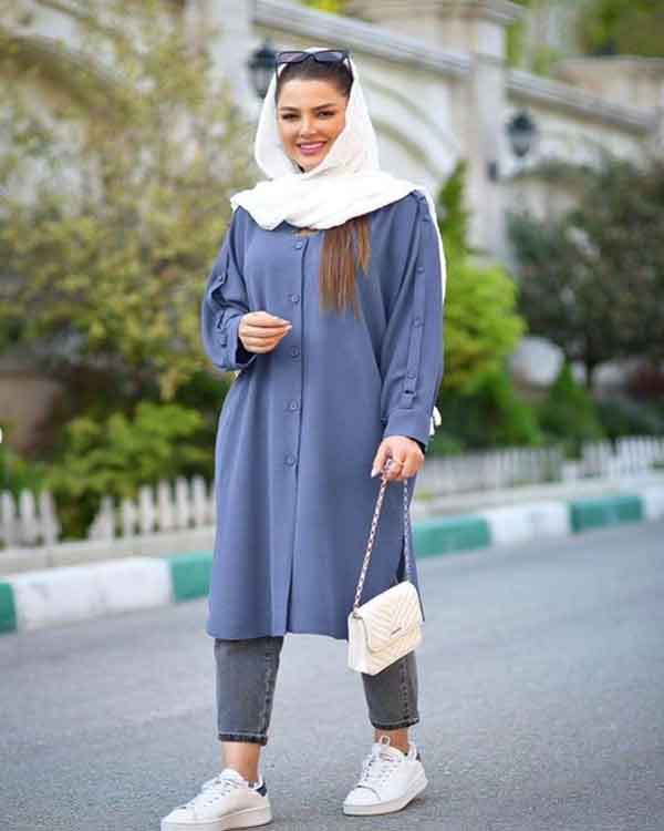 مدل مانتو ابروبادی ساده و شیک کوتاه و بلند دخترانه و زنانه
