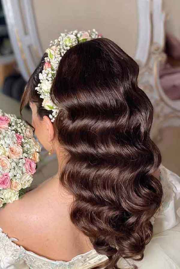 مدل مو باز عروس با طرح های شیک و لاکچری برای خاص پسندا