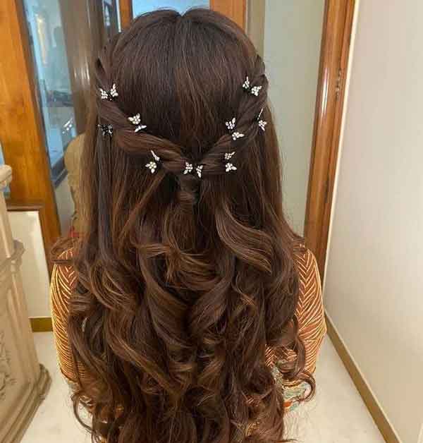 مدل مو باز دخترانه ساده و شیک لاکچری مجلسی جدید و مدرن