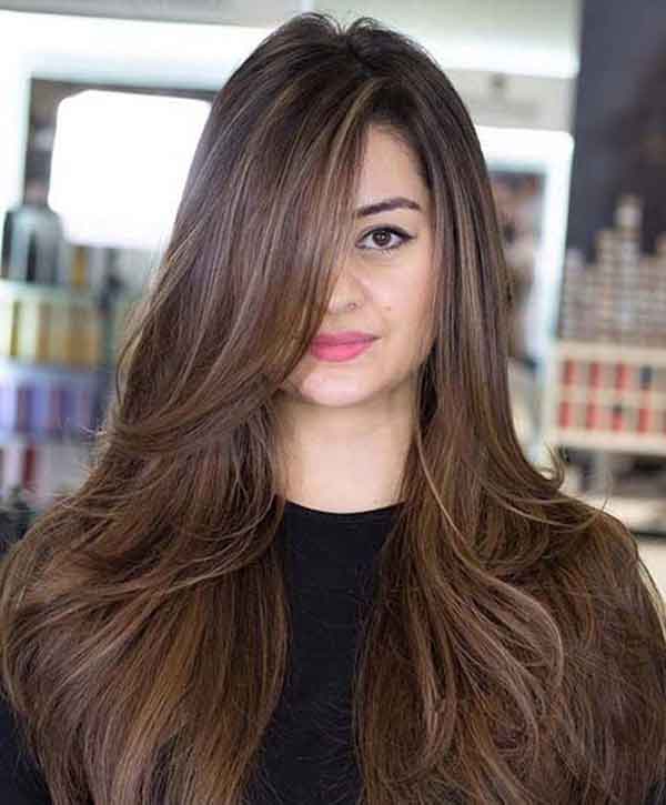 مدل موی باز صاف دخترانه شیک و ساده برای مهمانی