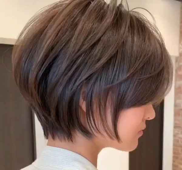 مدل موی پر کوتاه خانومانه شیک و مجلسی ساده مناسب همه فرم های صورت