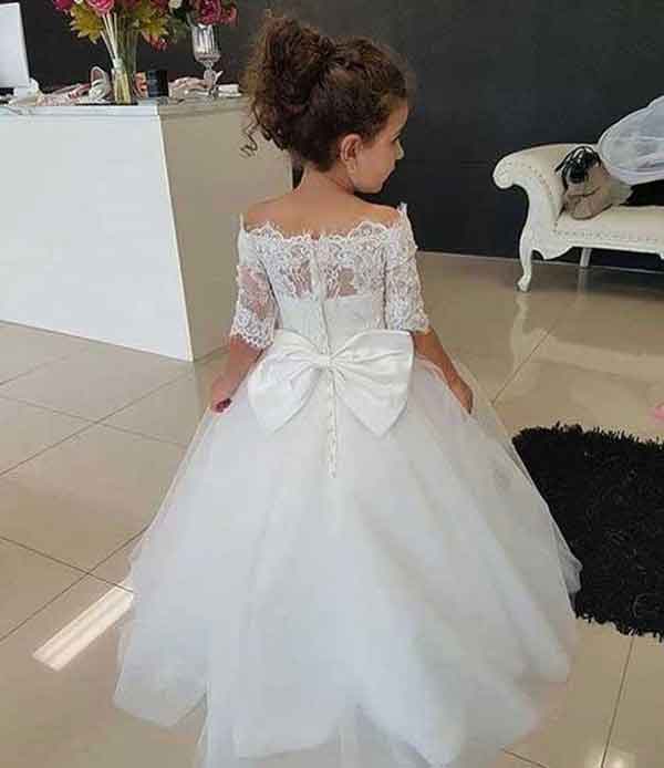 مدل لباس عروس بچه گانه پرنسسی با طرح های شیک و جذاب مناسب تولد و عروسی