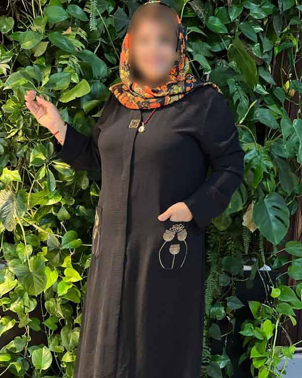 مدل مانتو ابروبادی دکمه دار مشکی کوتاه و بلند ساده و شیک جدید و جذاب