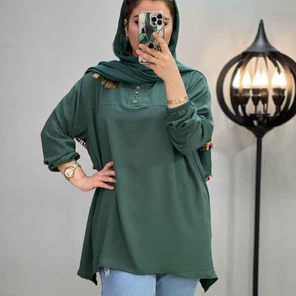 مدل مانتو ابروبادی اشکی کوتاه و بلند دخترانه و زنانه شیک و جذاب