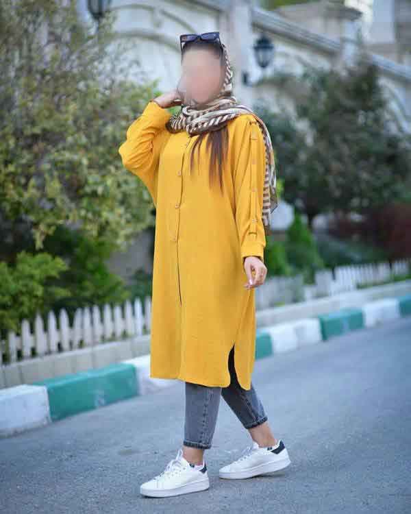 مدل مانتو ابروبادی جلو بسته دخترانه و زنانه شیک کوتاه و بلند خفن جدید