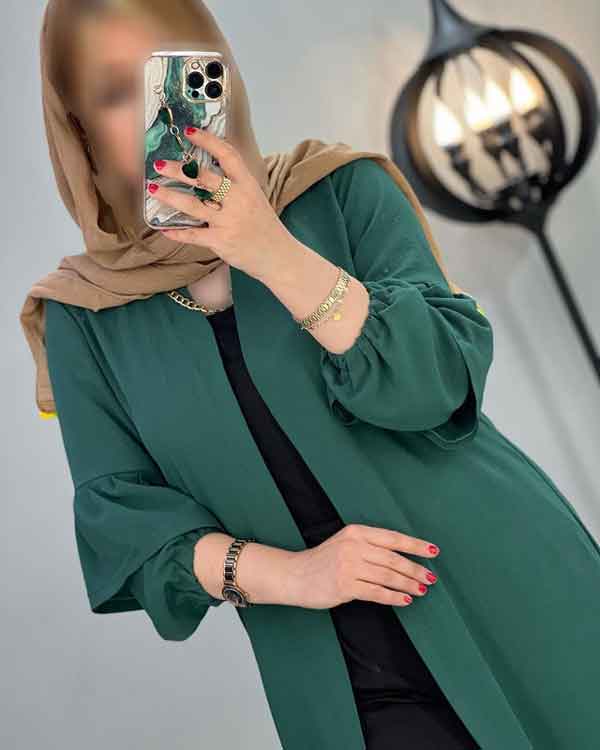 مدل مانتو دخترانه ابروبادی کوتاه و بلند شیک و ساده دکمه دار و بدون دکمه