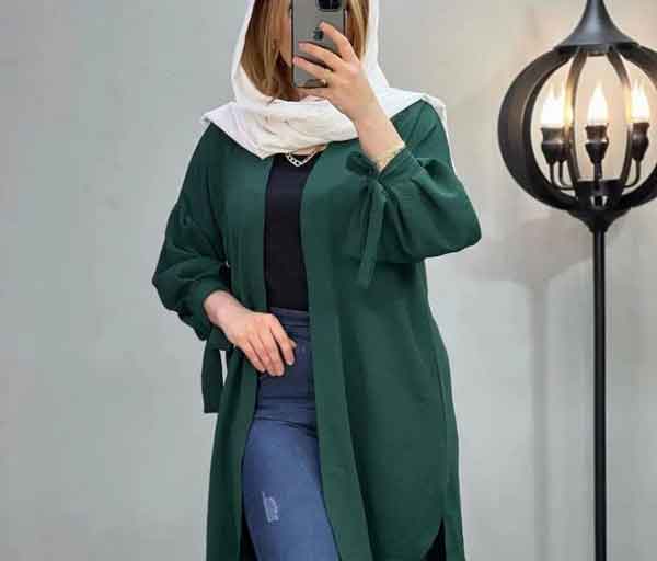 مدل مانتو دخترانه ابروبادی کوتاه و بلند شیک و ساده دکمه دار و بدون دکمه