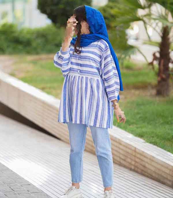 مدل مانتو دخترانه اسپرت عروسکی کوتاه و بلند با طرح های لاکچری و جذاب