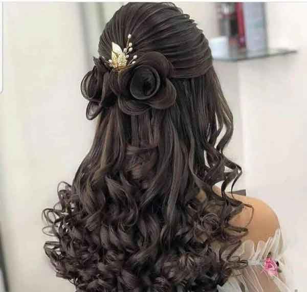 مدل مو مجلسی ساده باز شیک برای عروسی و مهمانی جذاب و خفن