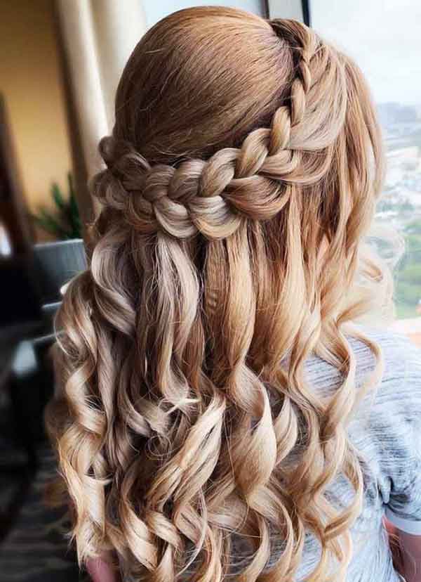 مدل مو مجلسی ساده باز شیک برای عروسی و مهمانی جذاب و خفن