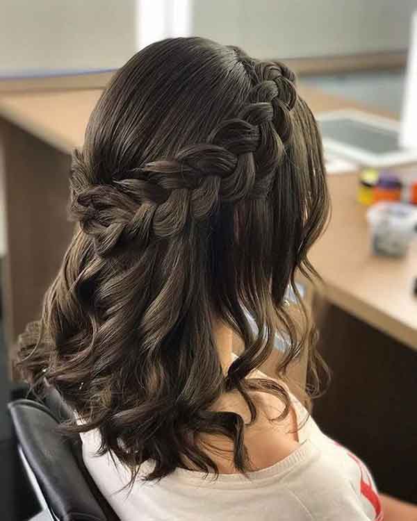 مدل مو مجلسی ساده باز شیک برای عروسی و مهمانی جذاب و خفن
