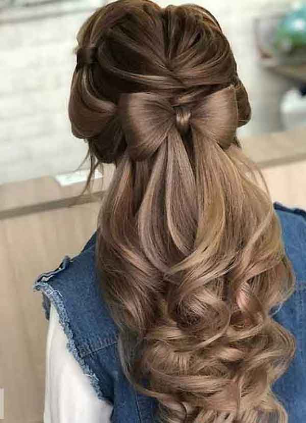 مدل مو مجلسی ساده باز شیک برای عروسی و مهمانی جذاب و خفن