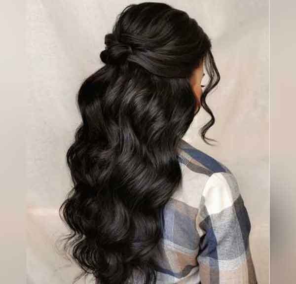 مدل مو مجلسی ساده باز شیک برای عروسی و مهمانی جذاب و خفن