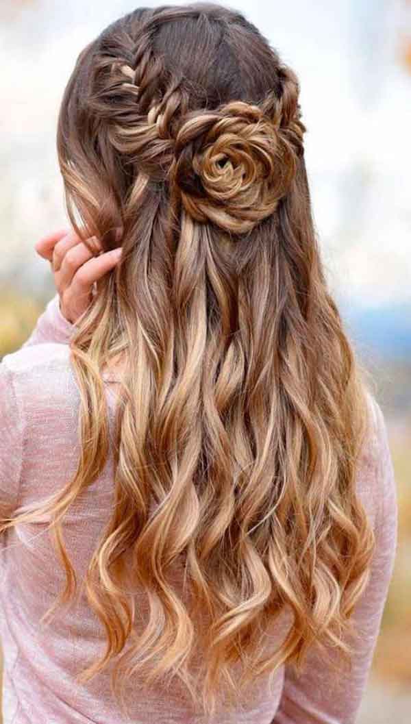 مدل مو مجلسی ساده باز شیک برای عروسی و مهمانی جذاب و خفن