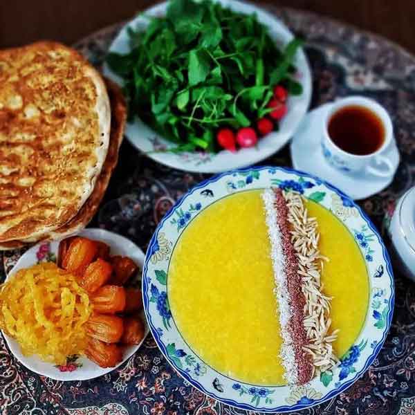 مدل سفره افطار ساده و مجلسی شیک جذاب برای مهمانی 