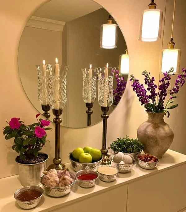 مدل سفره هفت سین با ایده های خلاقانه و لاکچری شیک و جدید