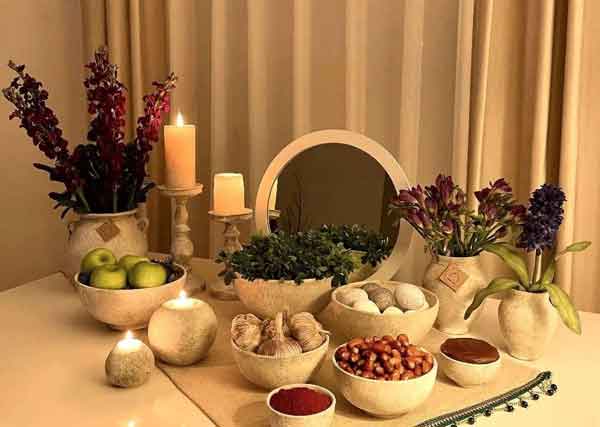 مدل سفره هفت سین با ایده های خلاقانه و لاکچری شیک و جدید